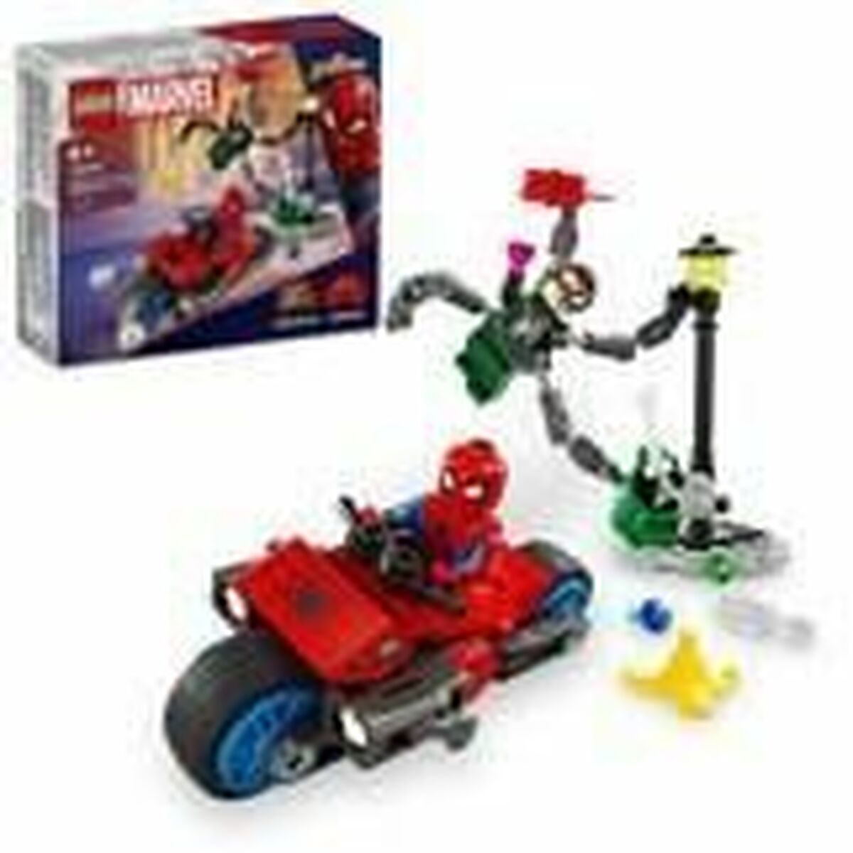 Spider man lego bike sale