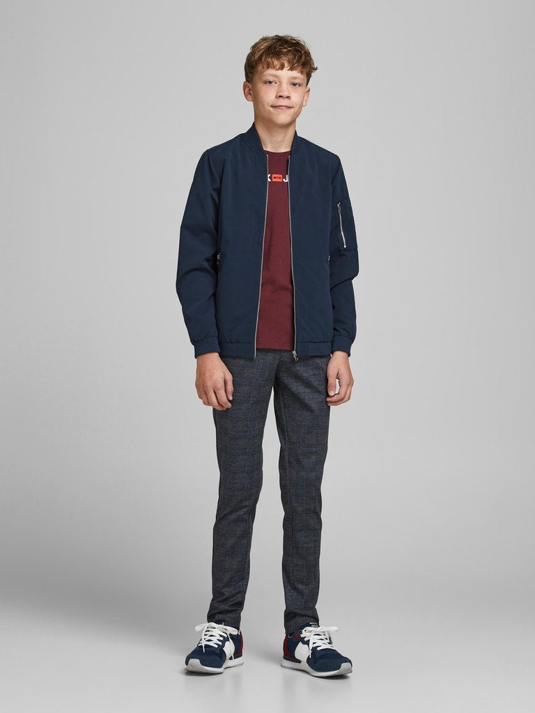 Boys navy bomber jacket best sale