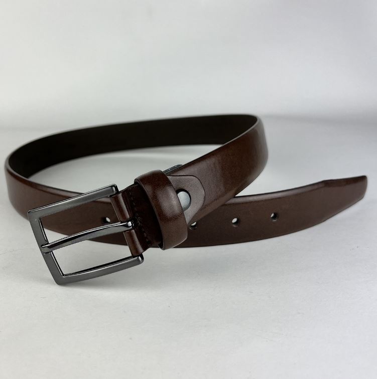 Zazzi Boys Brown LEATHER Belt