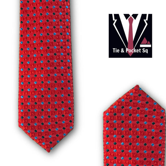 Zazzi Boys Tie and Matching Pocket Square 5632-1