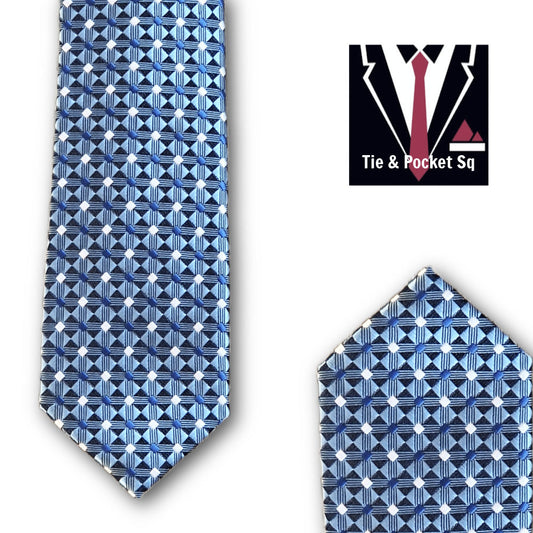 Zazzi Boys Tie and Matching Pocket Square 5632-2