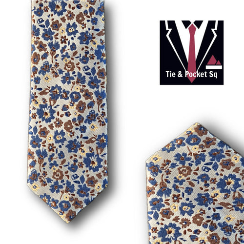 Zazzi Boys Tie and Matching Pocket Square 5634-2