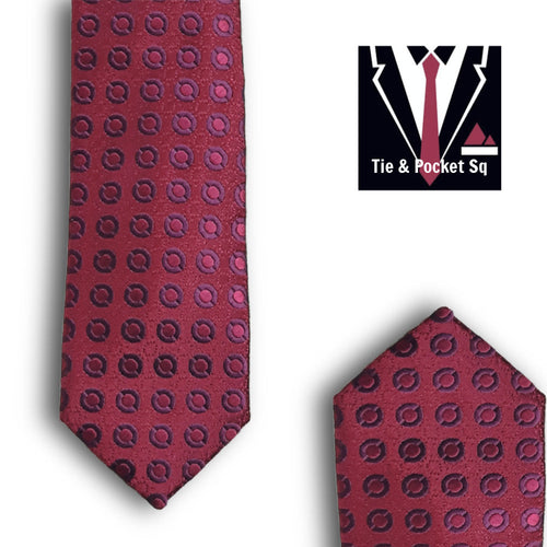 Zazzi Boys Tie and Matching Pocket Square 5637-2