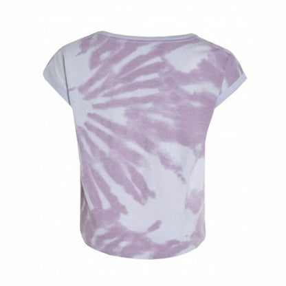 Child's Short Sleeve T-Shirt Converse Tie Dye Plum - Little Baby Shop