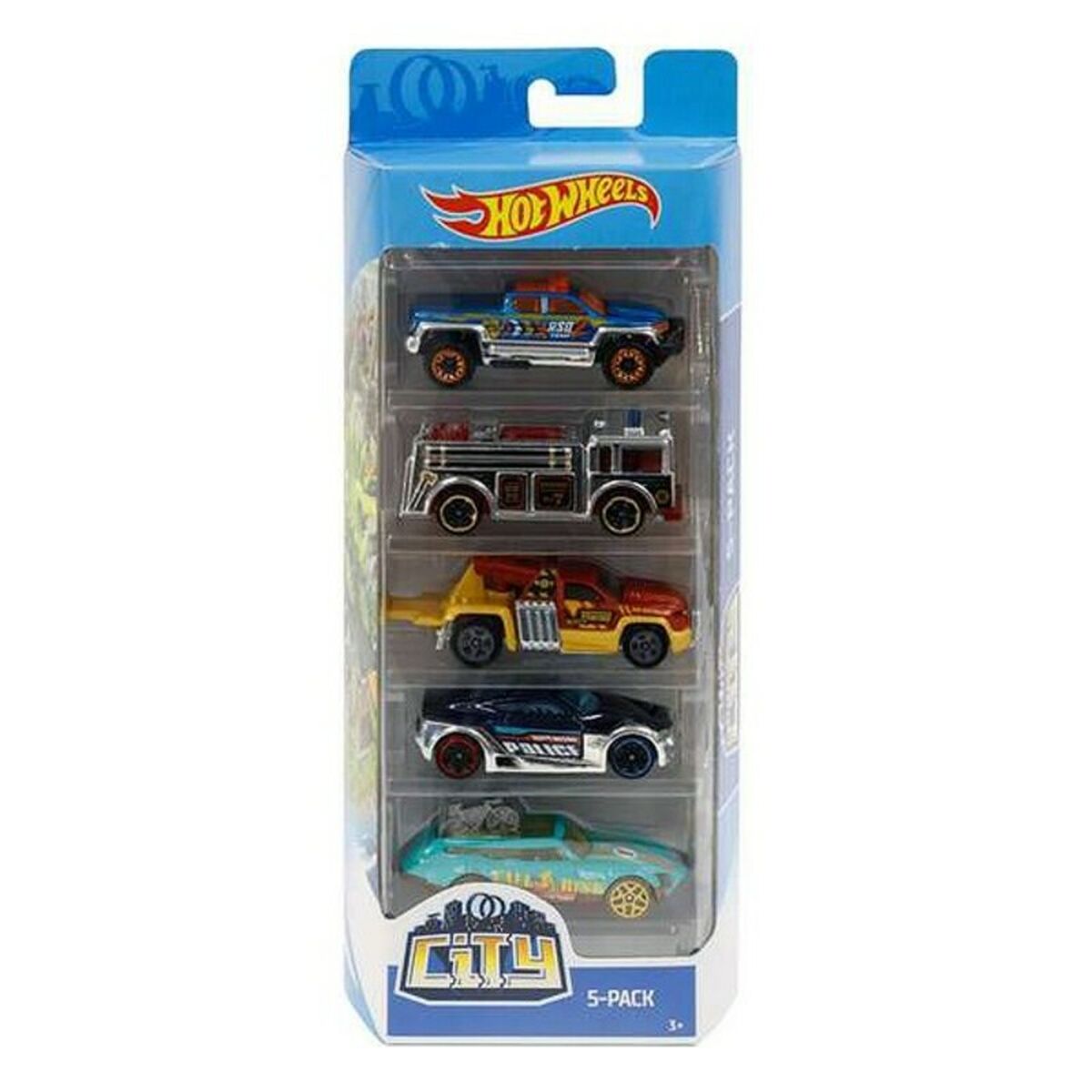 Set of 5 Cars Hot Wheels 1806 - Little Baby Shop