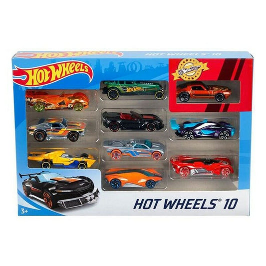 Vehicle Playset Hot Wheels Metal (10 Pcs) - Little Baby Shop