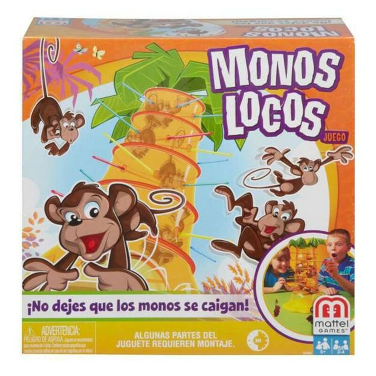 Board game Monos Locos Mattel 52563 - Little Baby Shop