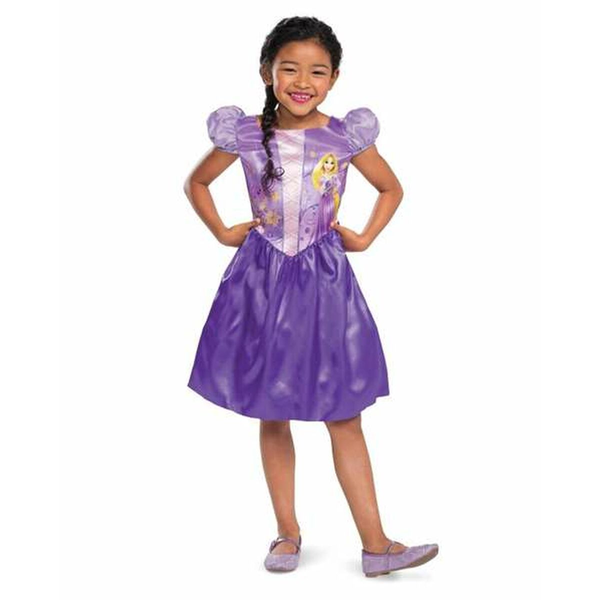 Costume for Children Rapunzel Basic Fairy Tale Princess Purple - Little Baby Shop