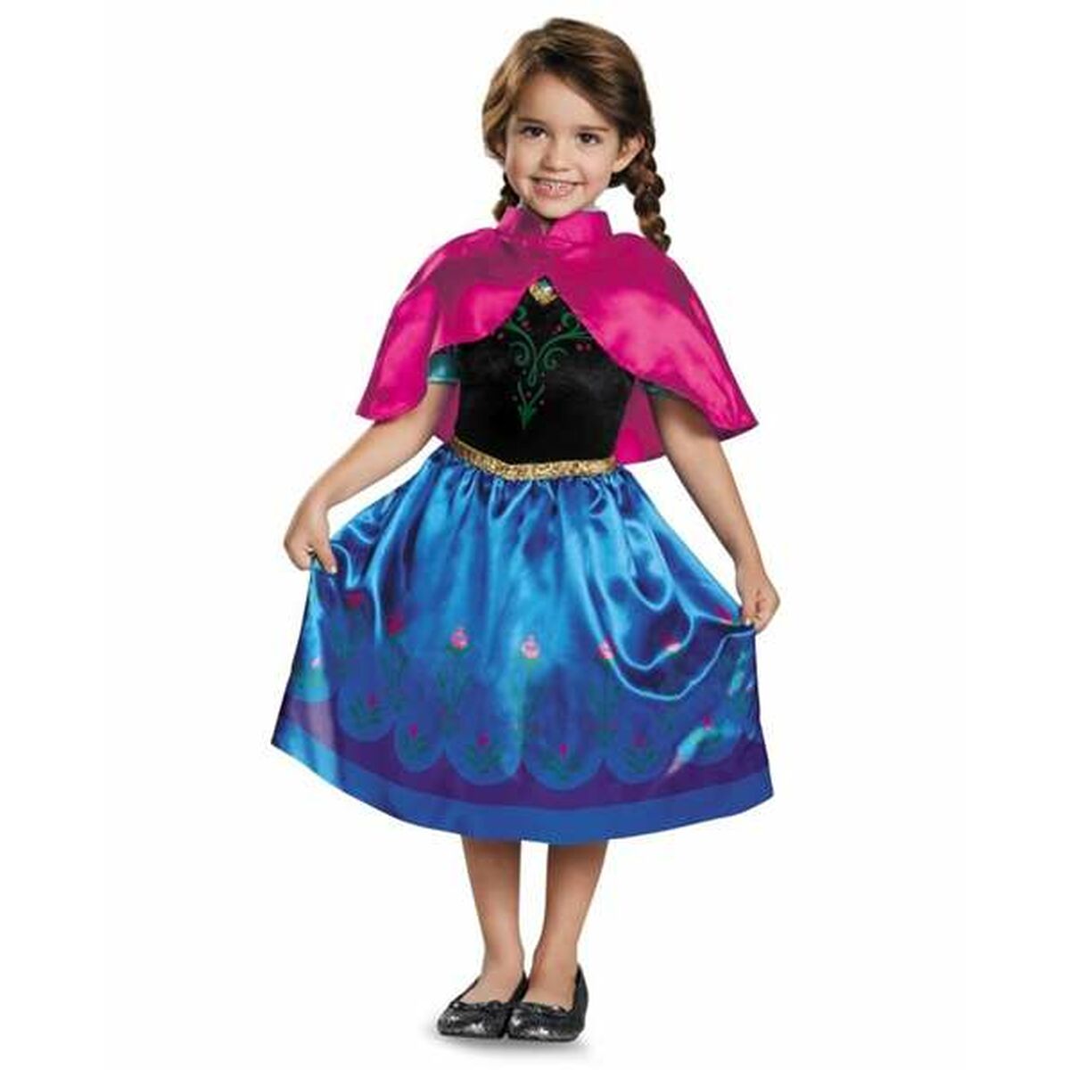 Costume for Children Frozen Anna Travel Blue - Little Baby Shop