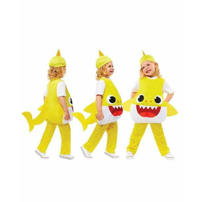 Costume for Children Baby Shark Yellow 3 Pieces - Little Baby Shop