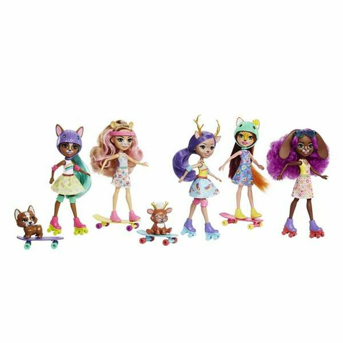 Dolls Mattel Enchantimals City Tails 15 Pieces - Little Baby Shop