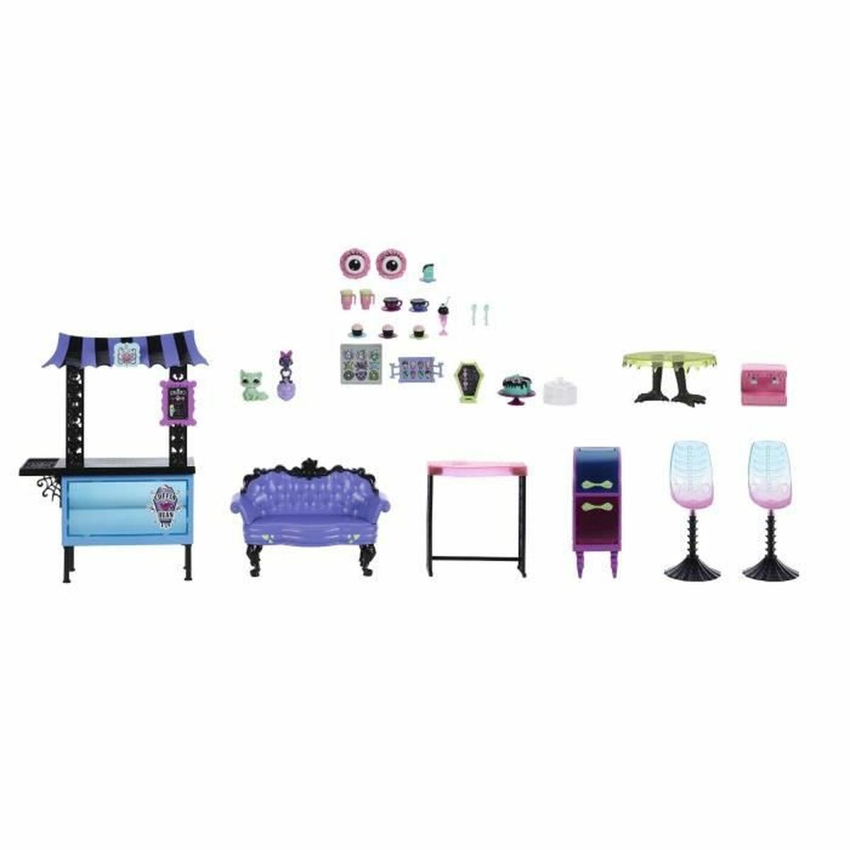 Accessories Monster High LA CAFETERIA DES GOULES - Little Baby Shop