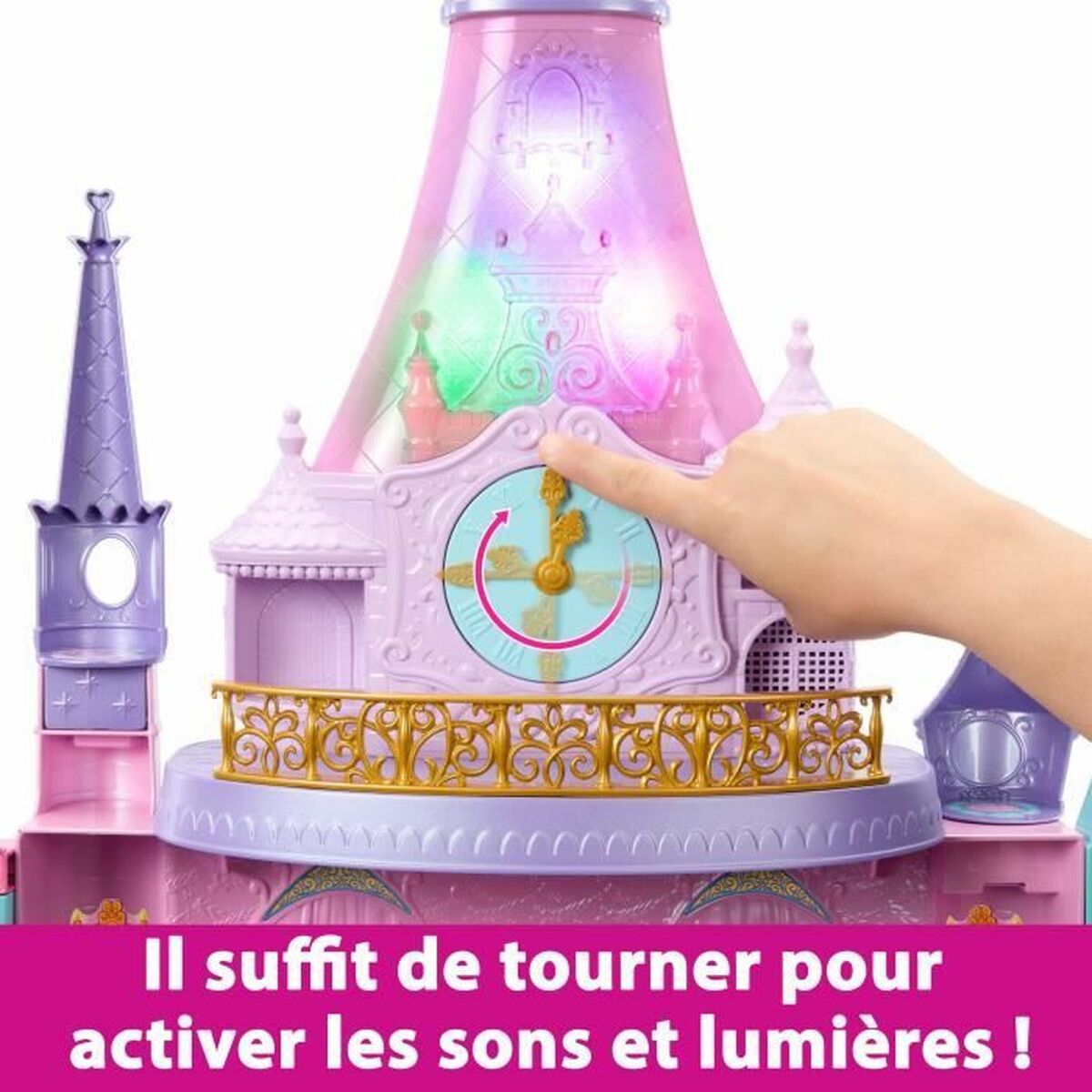 Doll's House Mattel GRAND CASTLE OF THE PRINCESSES - Little Baby Shop