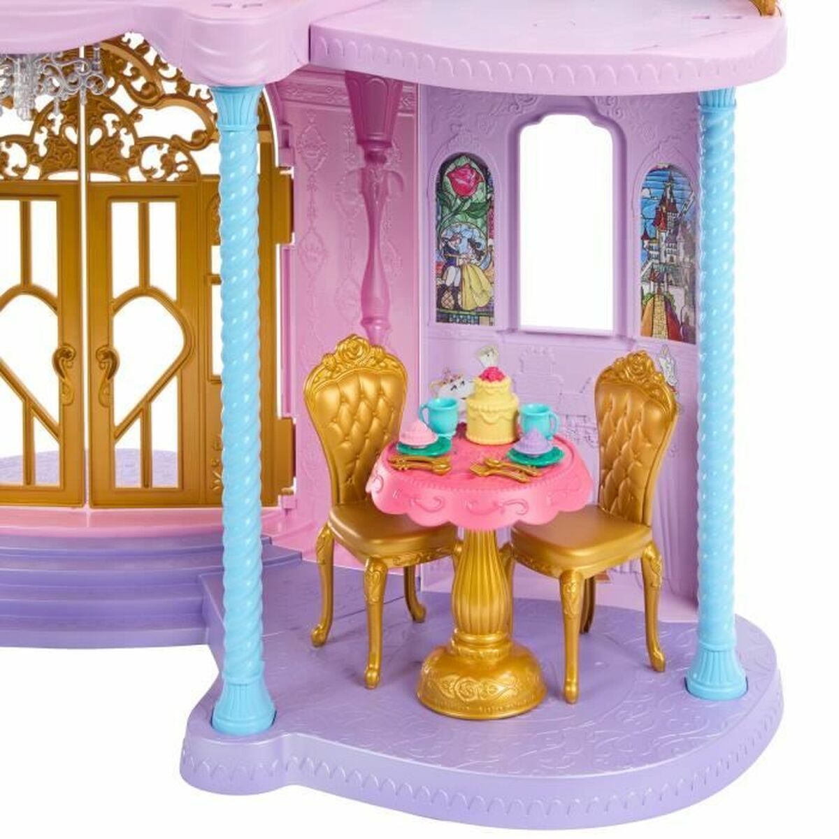 Doll's House Mattel GRAND CASTLE OF THE PRINCESSES - Little Baby Shop