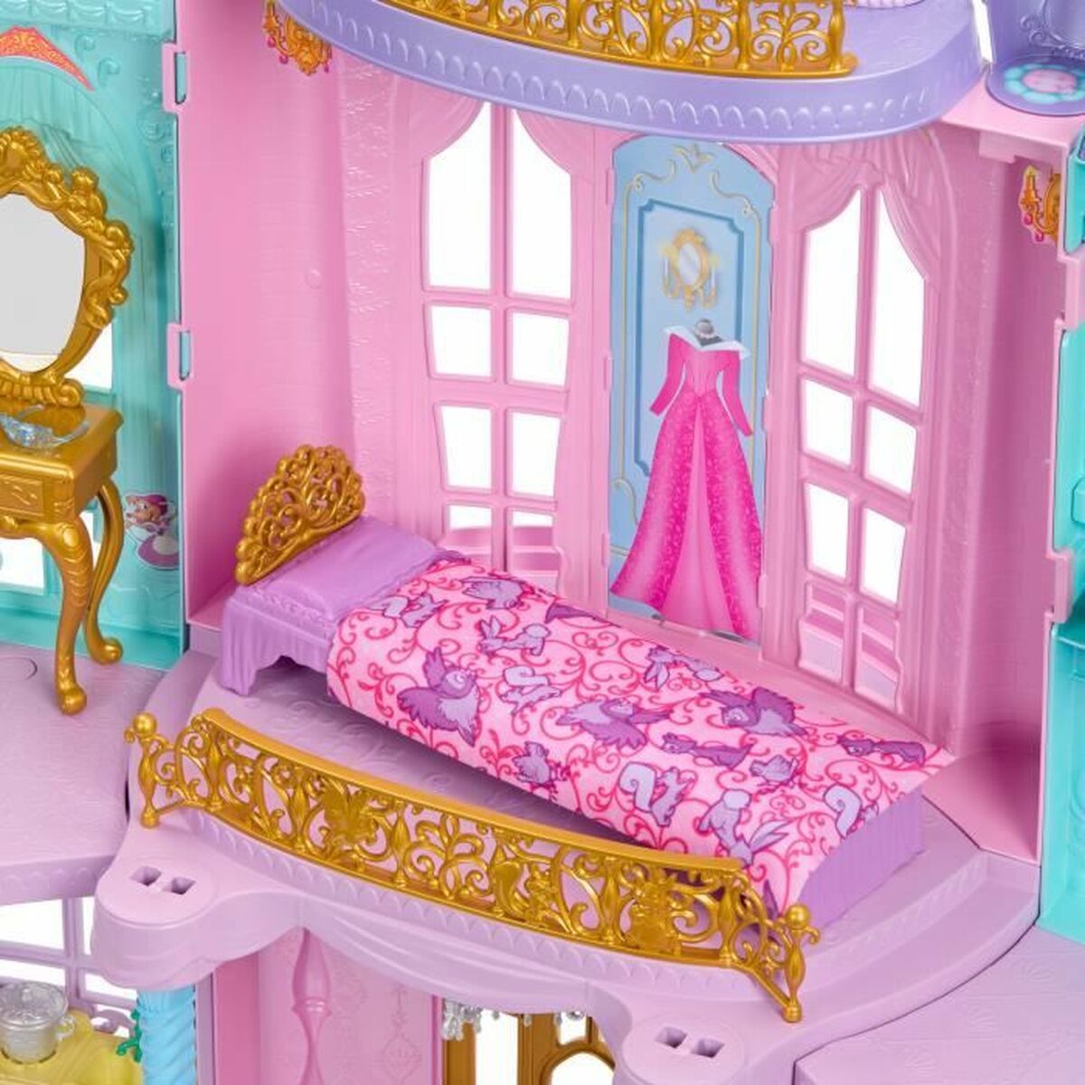 Doll's House Mattel GRAND CASTLE OF THE PRINCESSES - Little Baby Shop