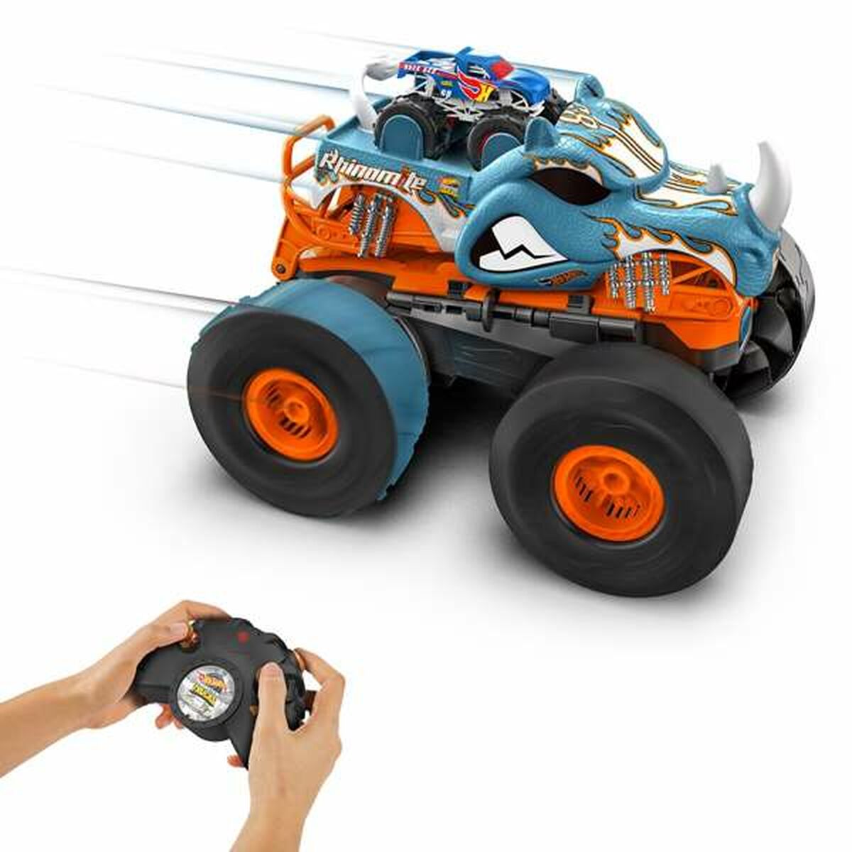 Remote-Controlled Car Hot Wheels Rhinomite 1:12 - Little Baby Shop