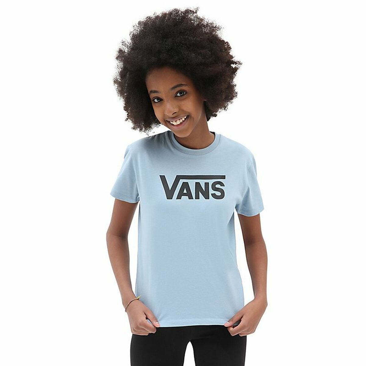 Child s Short Sleeve T Shirt Vans Flying V Crew Blue Little Baby Shop IE