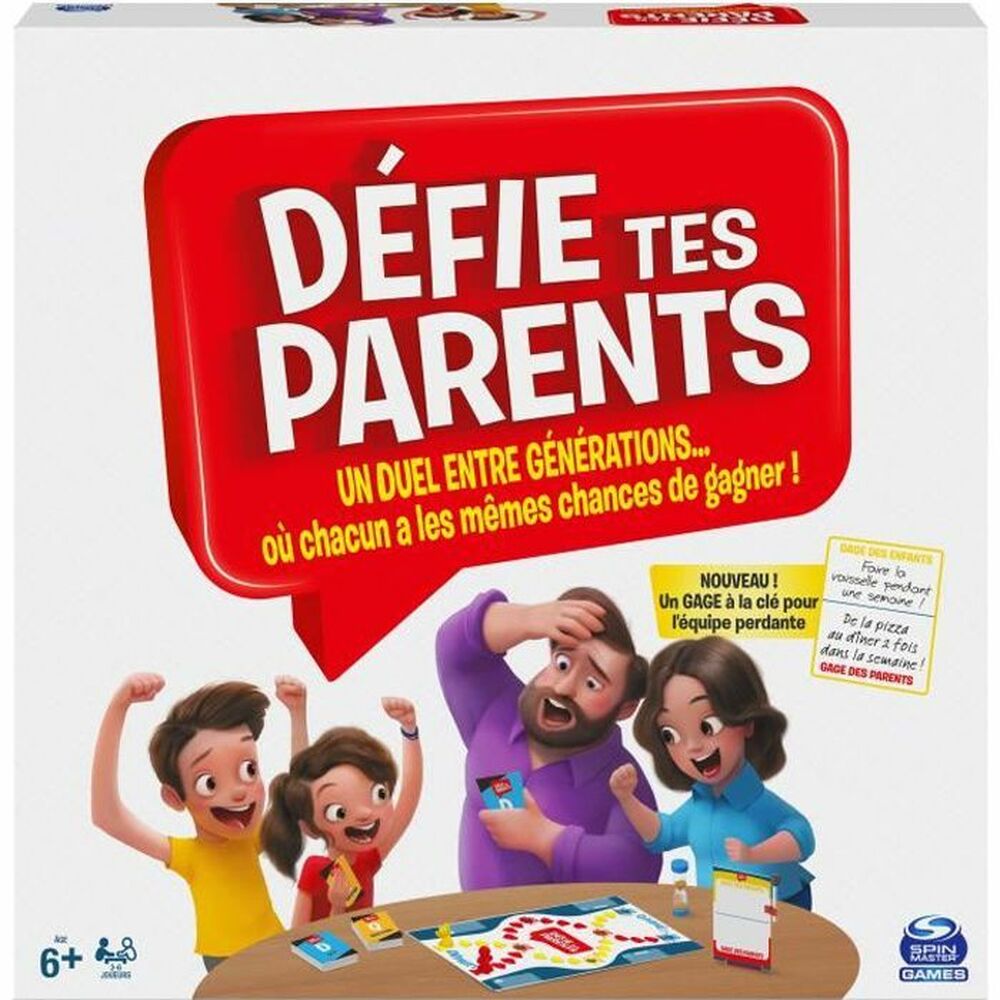 Board game Spin Master Challenge your parents Bets (FR) - Little Baby Shop
