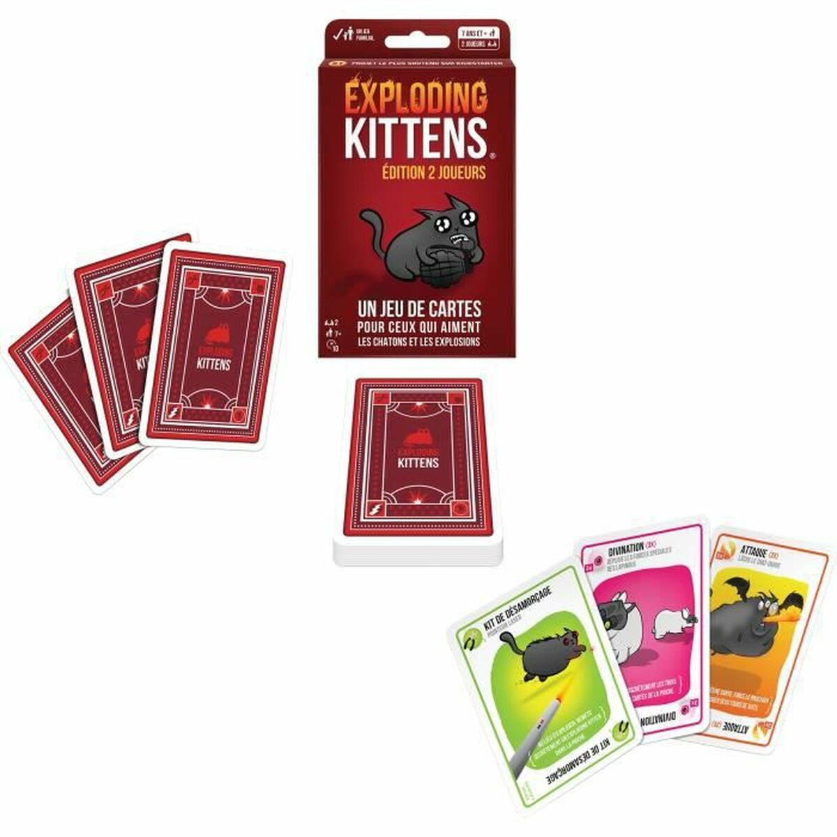 Card Game Asmodee Exploding Kittens - Little Baby Shop