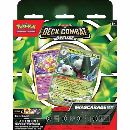 Deck of Cards Pokémon Scarlet & Violet Q4 2023 Deluxe EX Meowscarada & Quaquaval (FR) - Little Baby Shop