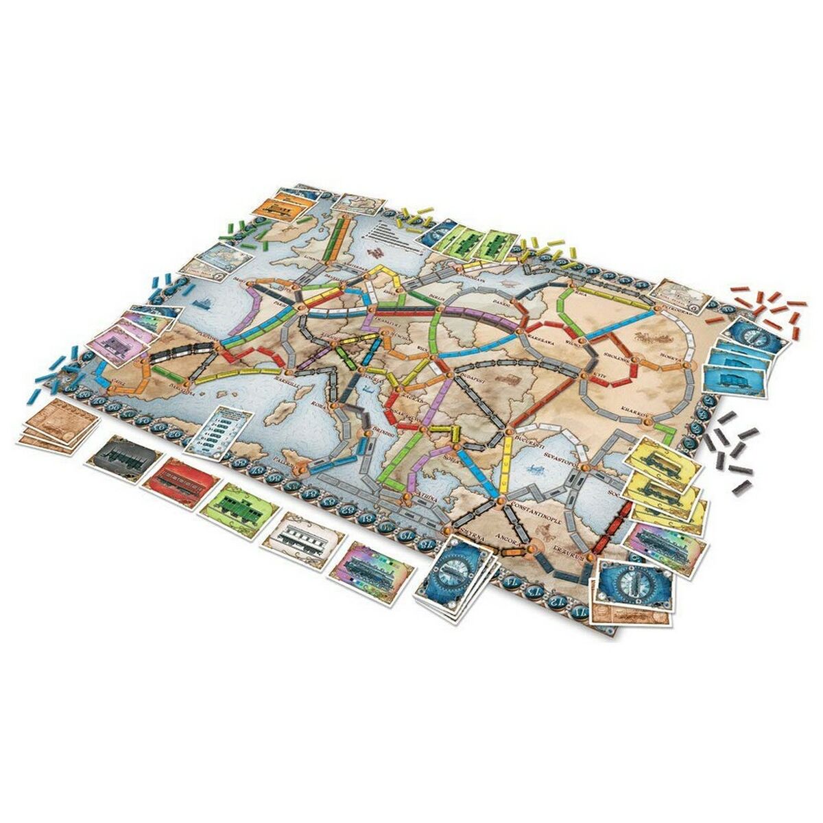 Board game ¡Aventureros al Tren! Europa Asmodee LFCABI127 (ES) - Little Baby Shop