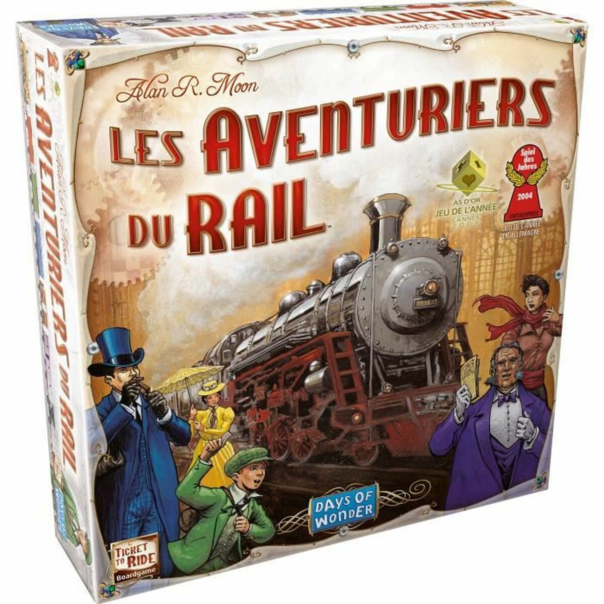 Board game Asmodee The Adventurers of Rail USA (FR) - Little Baby Shop