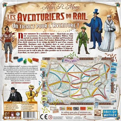 Board game Asmodee The Adventurers of Rail USA (FR) - Little Baby Shop