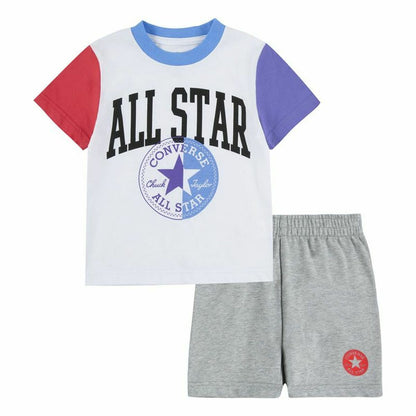 Children's Sports Outfit Converse Blocked  White - Little Baby Shop