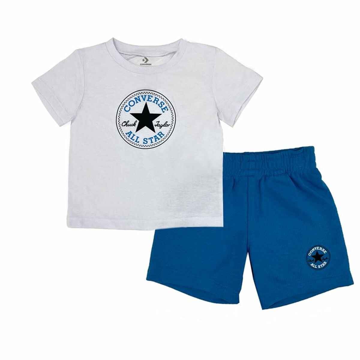 Children's Sports Outfit Converse Core Tee Blue - Little Baby Shop