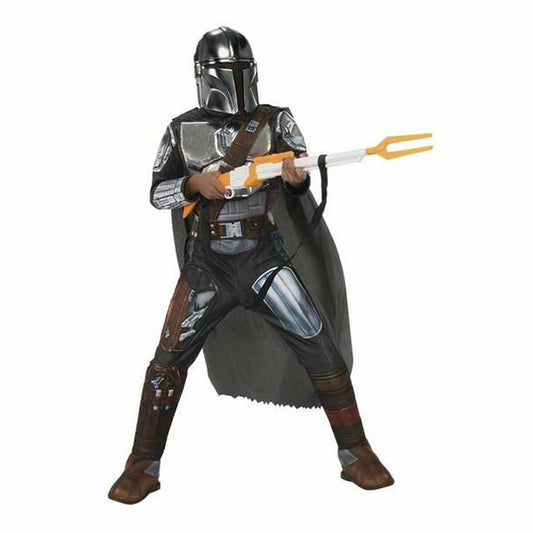 Costume for Children The Mandalorian Silver Premium Black - Little Baby Shop