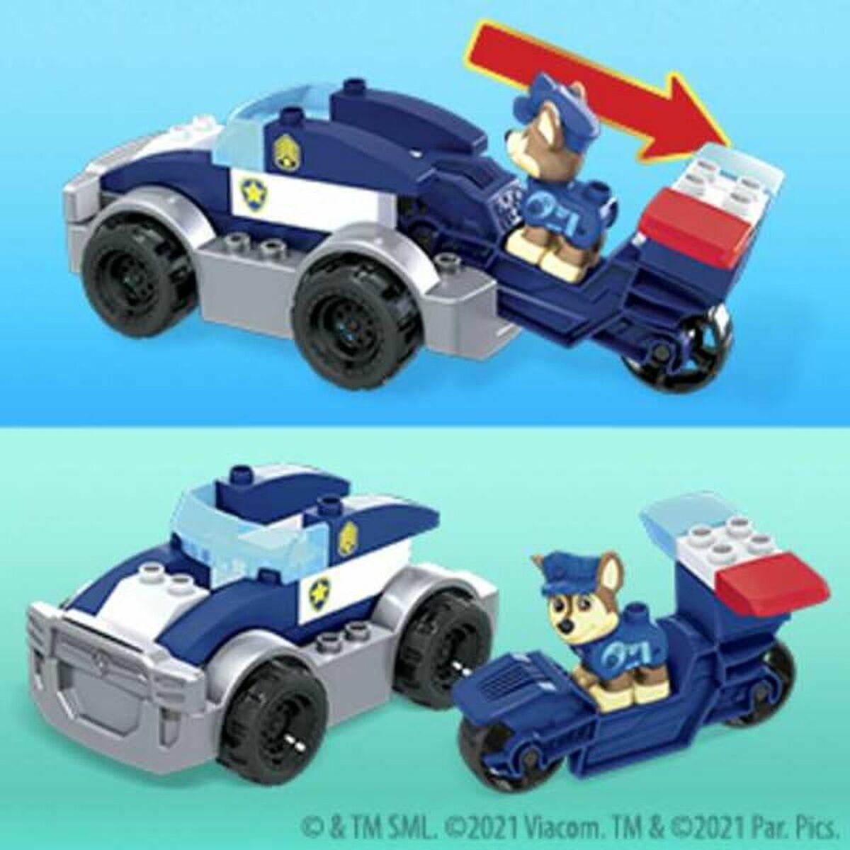 Vehicle Playset Paw Patrol Mega Blocks Mattel GYJ00 - Little Baby Shop