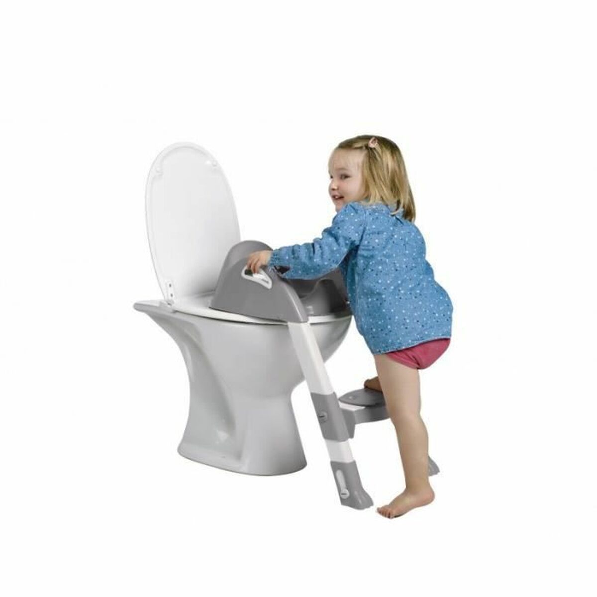 Toilet Seat Reduce for Babies ThermoBaby KIDDYLOO © Grey - Little Baby Shop