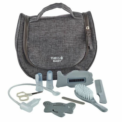 Hygiene set ThermoBaby 9 Pieces Grey - Little Baby Shop