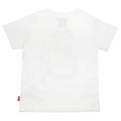 Child's Short Sleeve T-Shirt Levi's White - Little Baby Shop