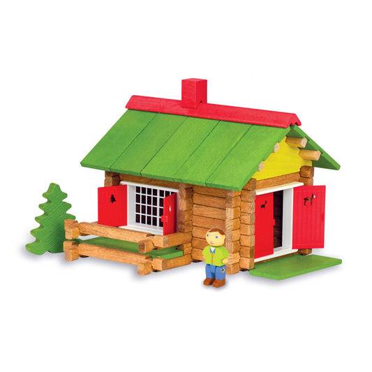 Action Figures Jeujura My Wooden Chalet  Playset 100 Pieces - Little Baby Shop