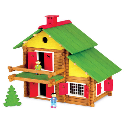 Playset Jeujura My Wooden Chalet (175 Pieces) - Little Baby Shop