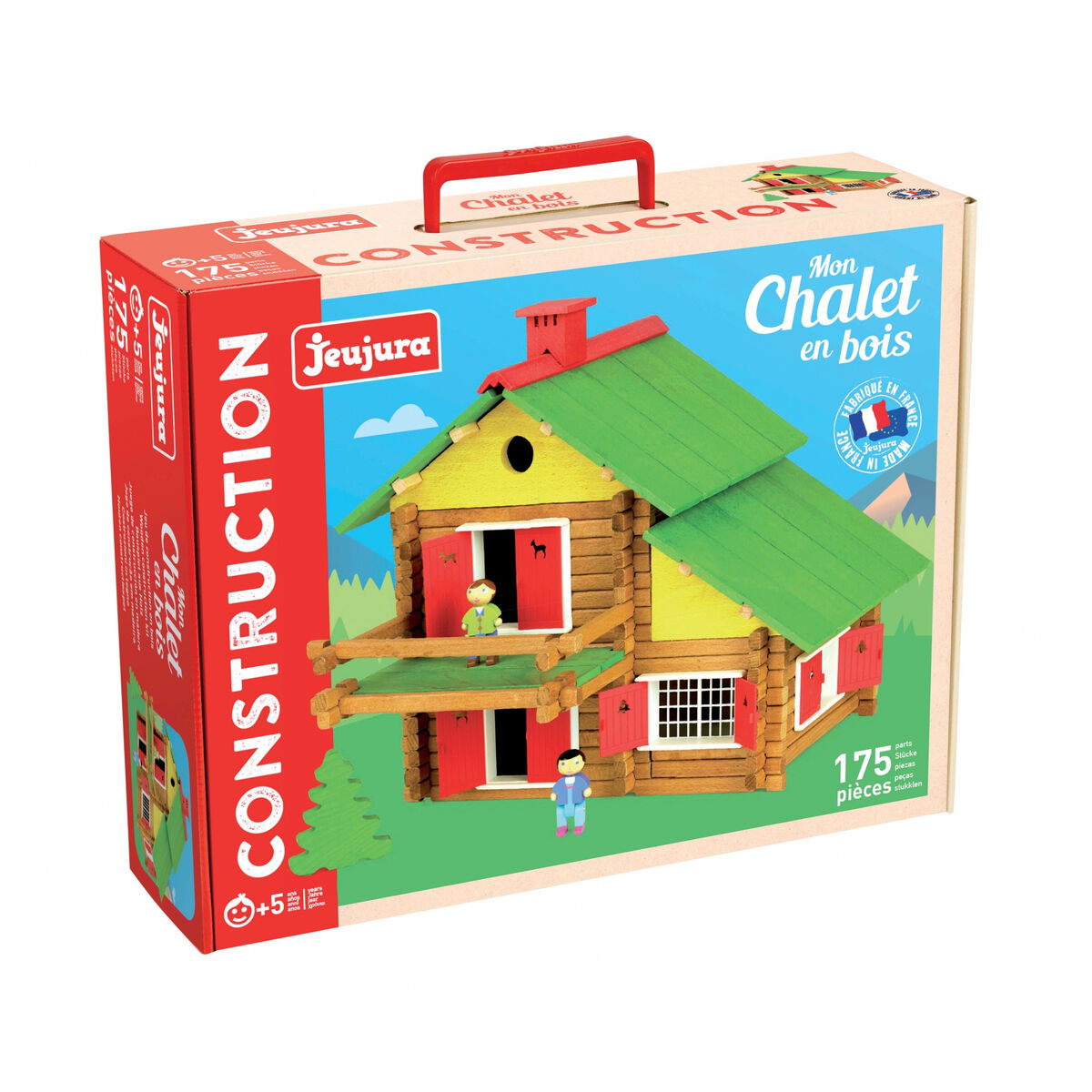 Playset Jeujura My Wooden Chalet (175 Pieces) - Little Baby Shop