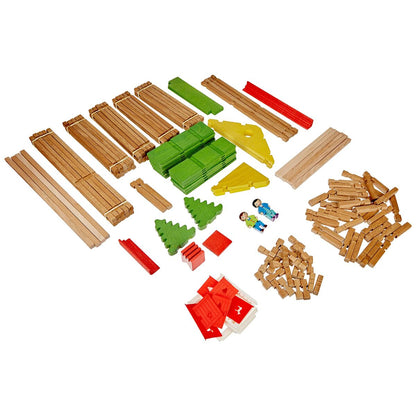 Playset Jeujura My Wooden Chalet (175 Pieces) - Little Baby Shop