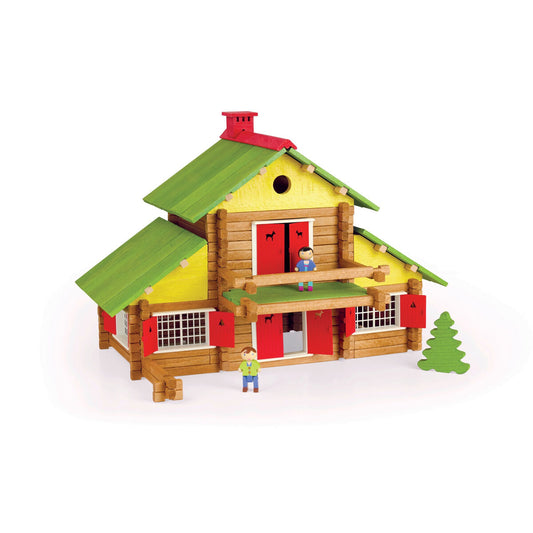 Building Blocks Jeujura My Wooden Chalet 8005 240 Pieces - Little Baby Shop