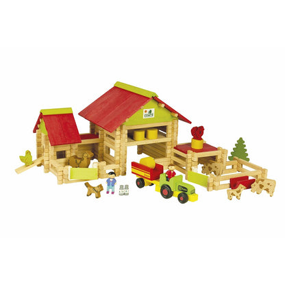 Playset Jeujura Large farm (220 Pieces) - Little Baby Shop