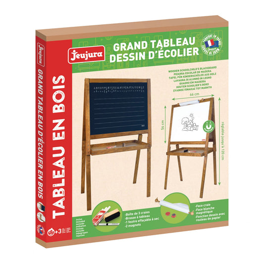 Double-sided Slate Jeujura Large Drawing Board of Schoolboys - Little Baby Shop