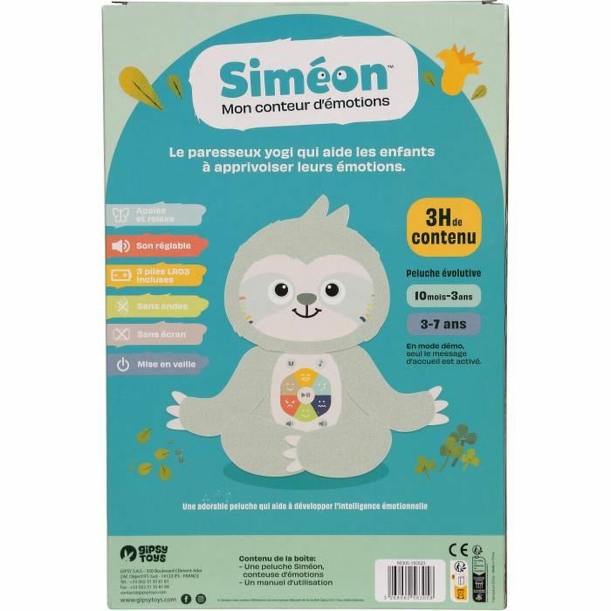 Fluffy toy Gipsy Simeon (FR) - Little Baby Shop