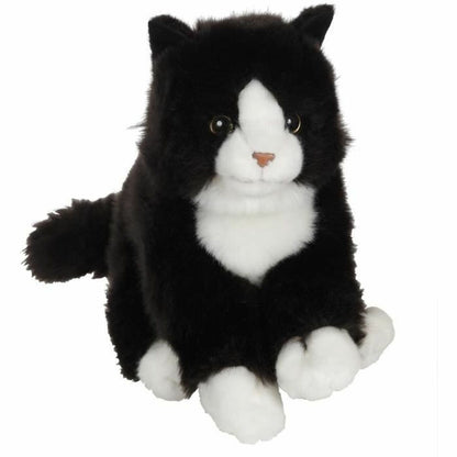 Fluffy toy Gipsy Cat Black/White - Little Baby Shop