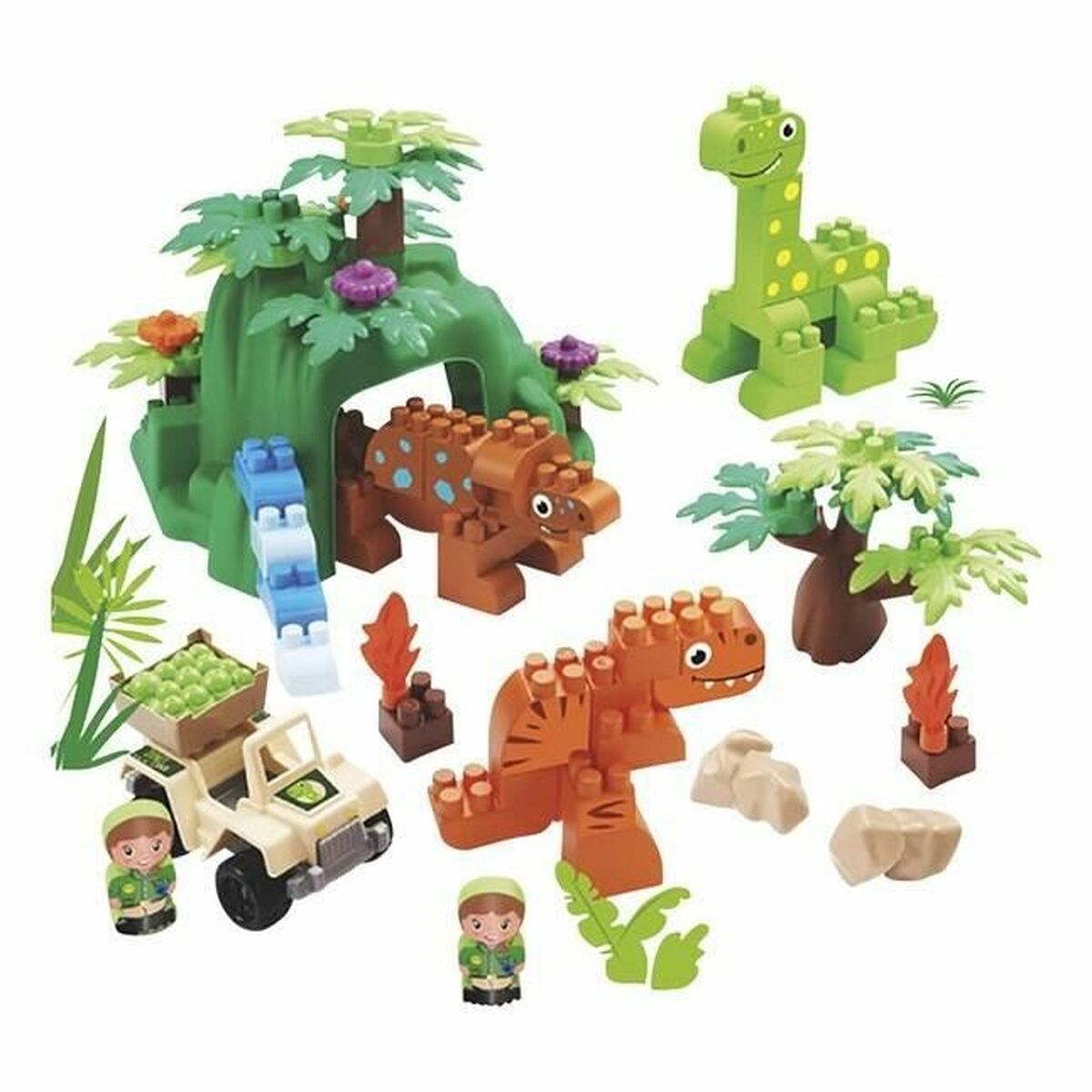 Playset Ecoiffier Dinoland construction - Little Baby Shop