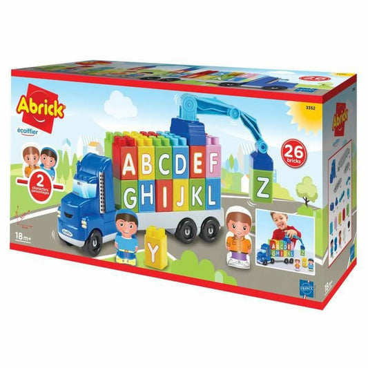 Playset Ecoiffier Abrick Crane Lorry - Little Baby Shop