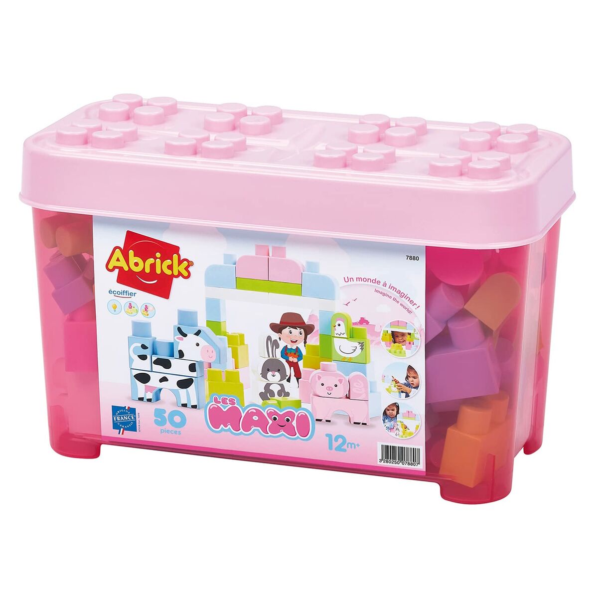 Boat with Building Blocks Ecoiffier Les Maxi (50 Pieces) - Little Baby Shop