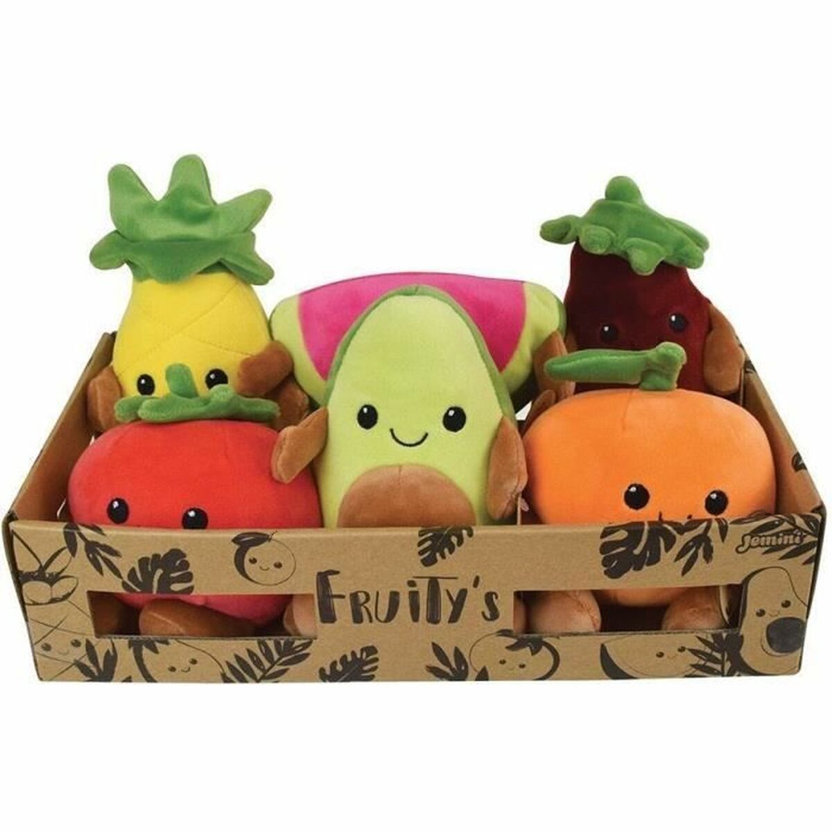 Fluffy toy Jemini Fruits Multicolour - Little Baby Shop