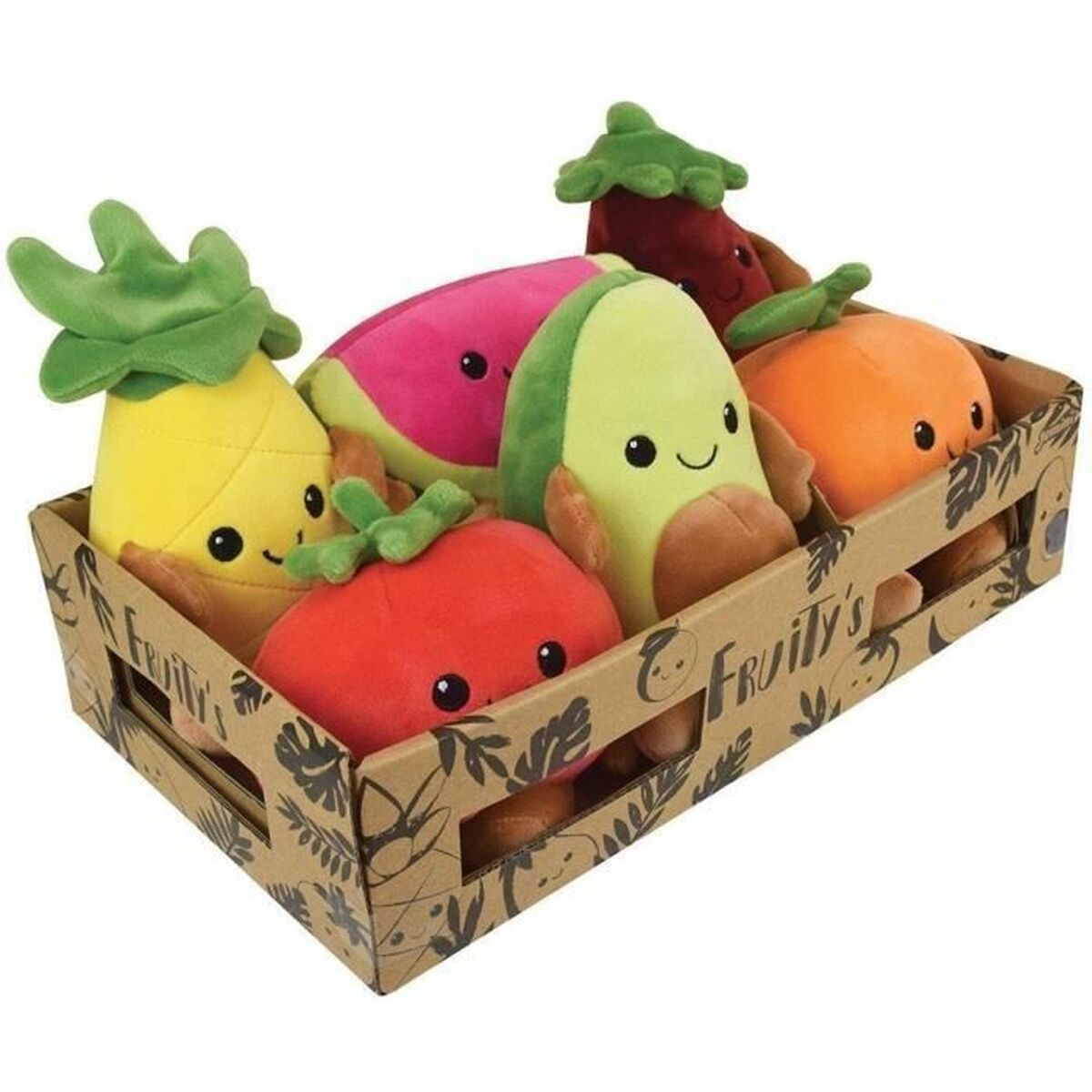 Fluffy toy Jemini Fruits Multicolour - Little Baby Shop