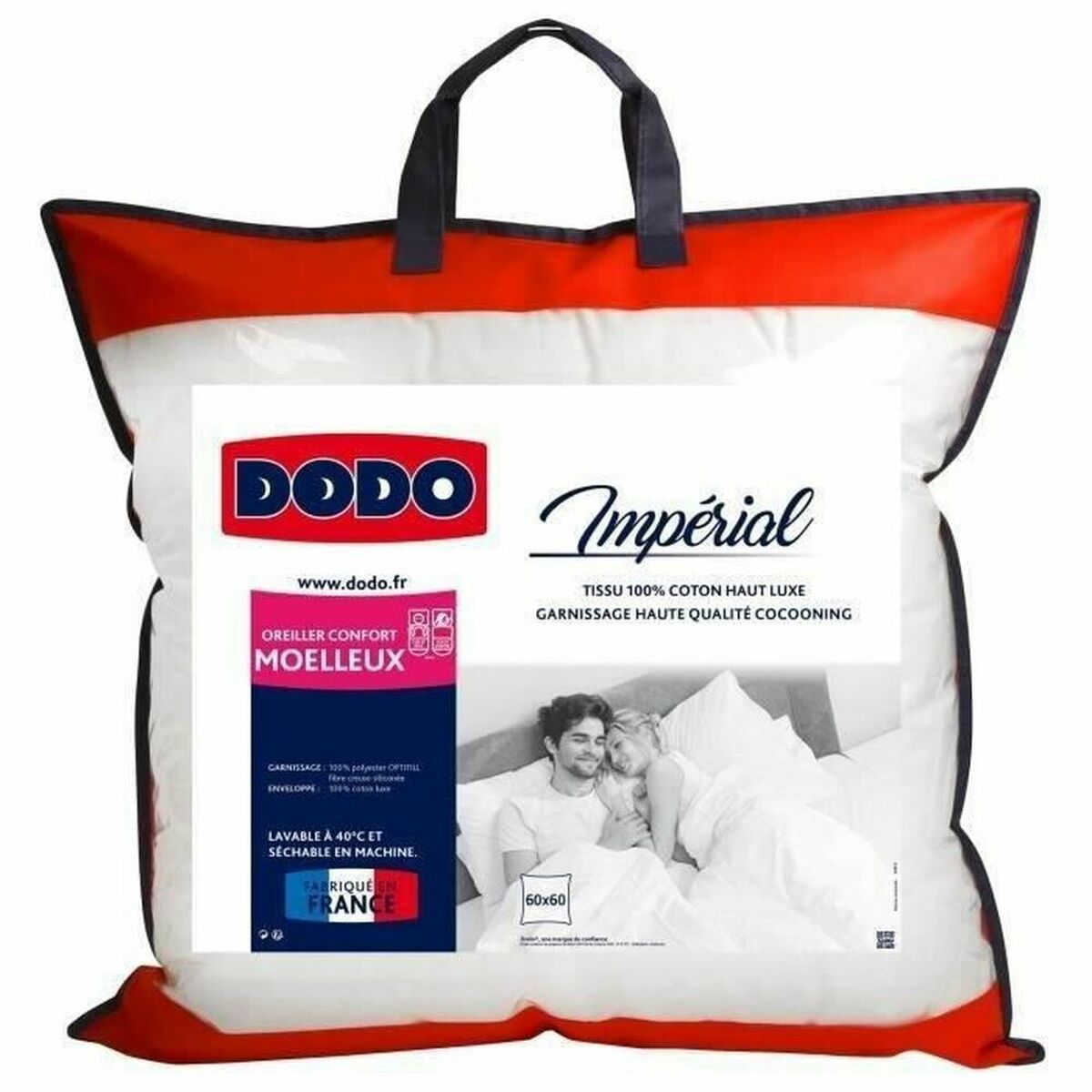 Pillow DODO Imperial White 60 x 60 cm - Little Baby Shop