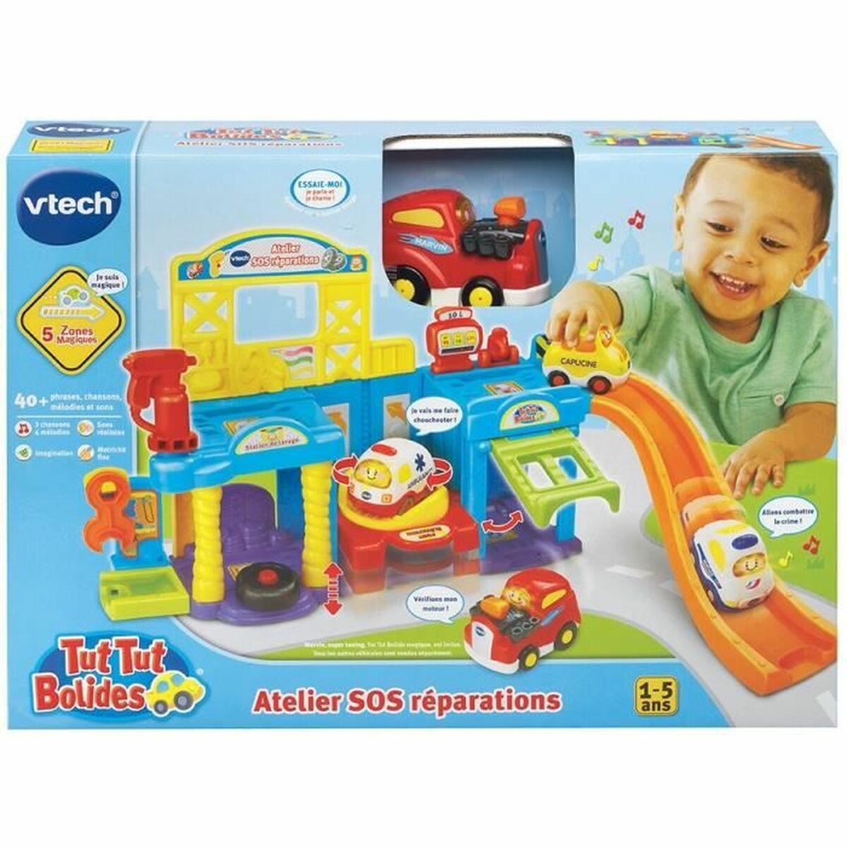 Playset Vtech TUT TUT BOLIDES Workshop Sos Reparations - Little Baby Shop